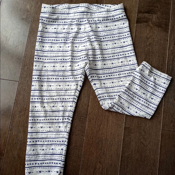 JOE FRESH Kids Black & White Print Ankle Leggings - Picture 2 of 3